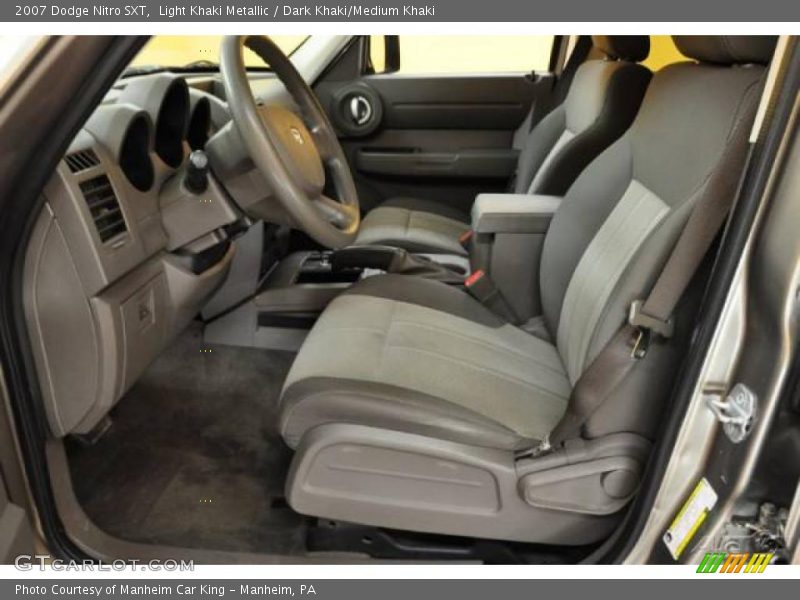 Light Khaki Metallic / Dark Khaki/Medium Khaki 2007 Dodge Nitro SXT