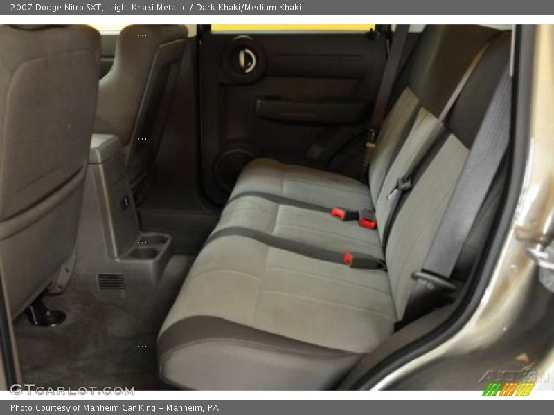 Light Khaki Metallic / Dark Khaki/Medium Khaki 2007 Dodge Nitro SXT