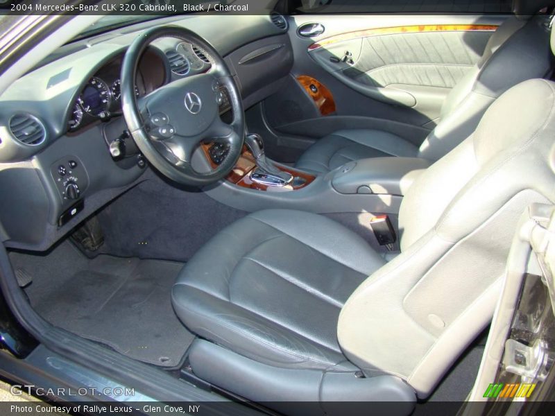 Black / Charcoal 2004 Mercedes-Benz CLK 320 Cabriolet