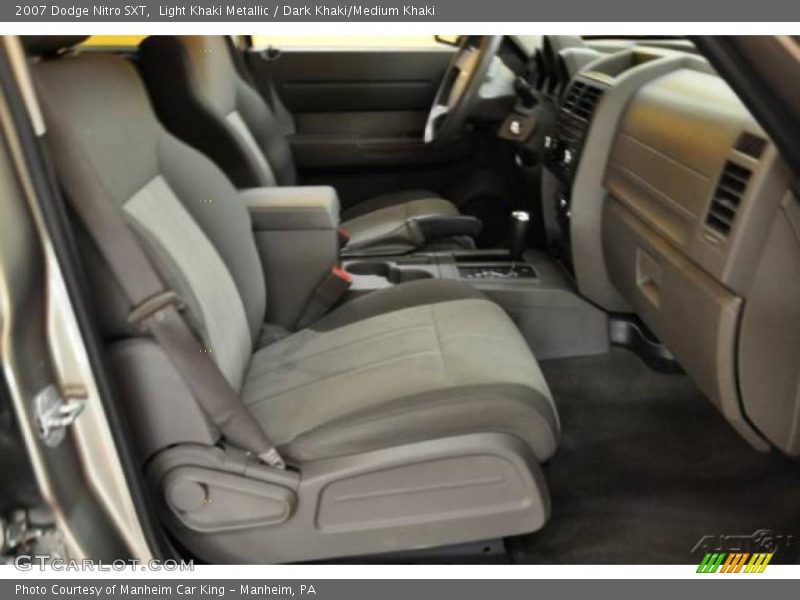 Light Khaki Metallic / Dark Khaki/Medium Khaki 2007 Dodge Nitro SXT