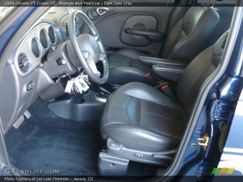 Midnight Blue Pearlcoat / Dark Slate Gray 2004 Chrysler PT Cruiser GT
