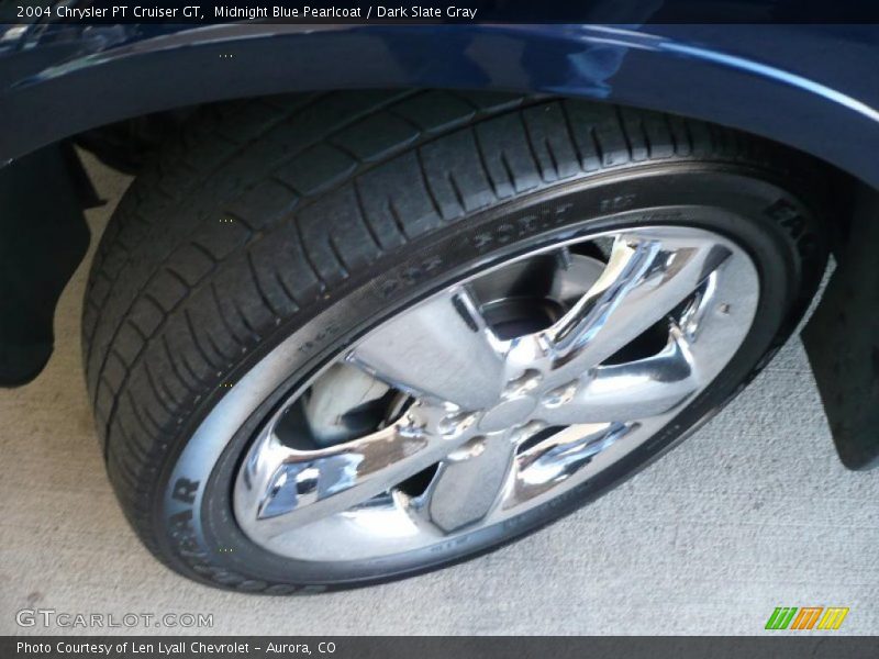 Midnight Blue Pearlcoat / Dark Slate Gray 2004 Chrysler PT Cruiser GT