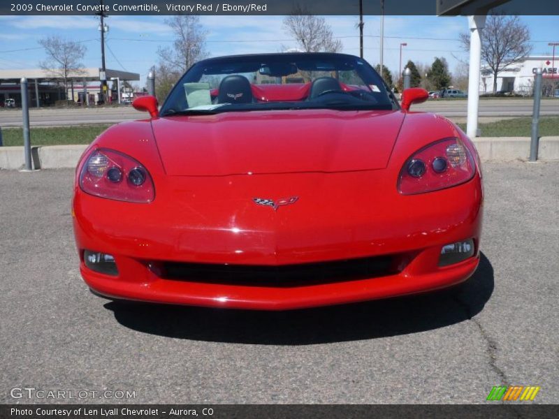 Victory Red / Ebony/Red 2009 Chevrolet Corvette Convertible