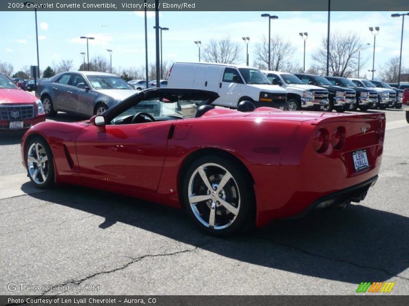 Victory Red / Ebony/Red 2009 Chevrolet Corvette Convertible