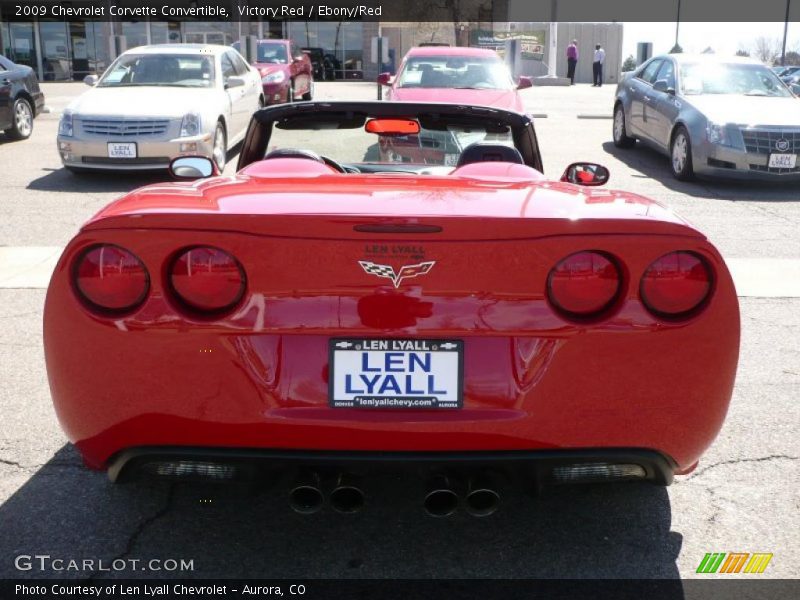 Victory Red / Ebony/Red 2009 Chevrolet Corvette Convertible