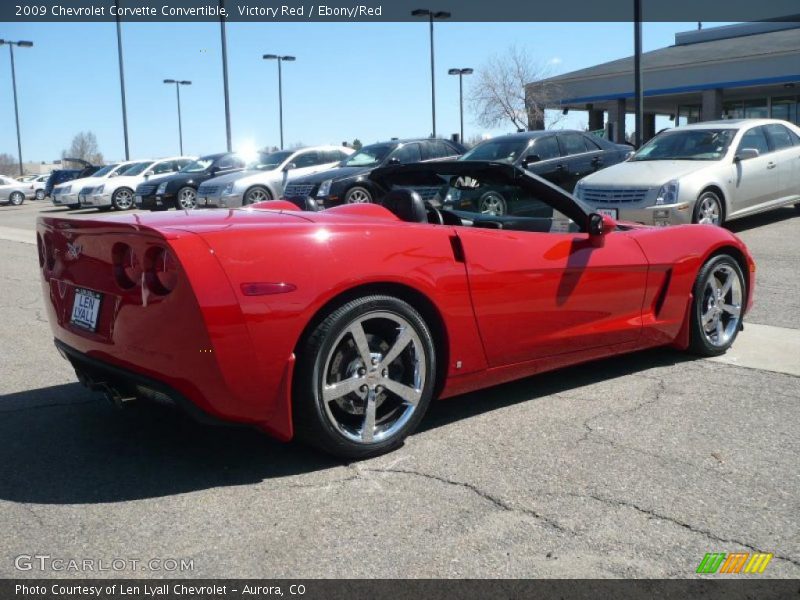 Victory Red / Ebony/Red 2009 Chevrolet Corvette Convertible