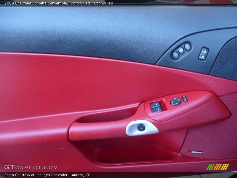 Victory Red / Ebony/Red 2009 Chevrolet Corvette Convertible
