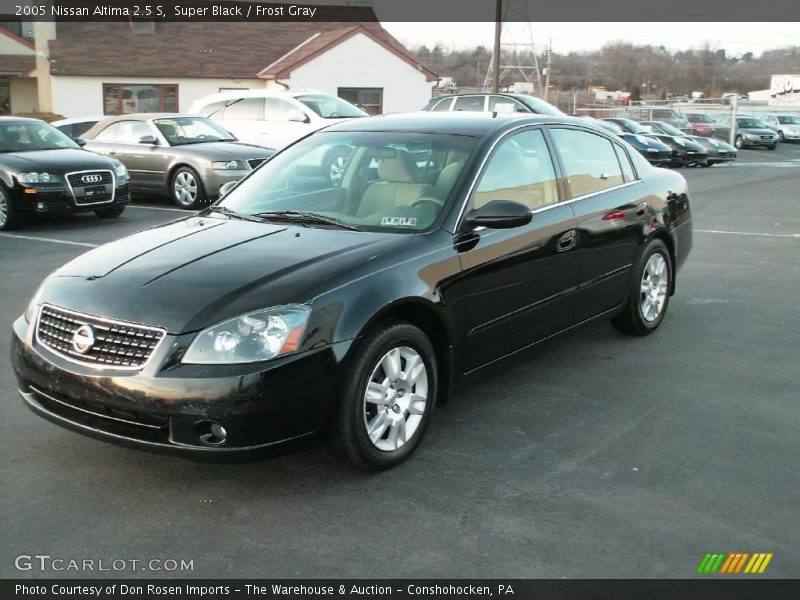 Super Black / Frost Gray 2005 Nissan Altima 2.5 S