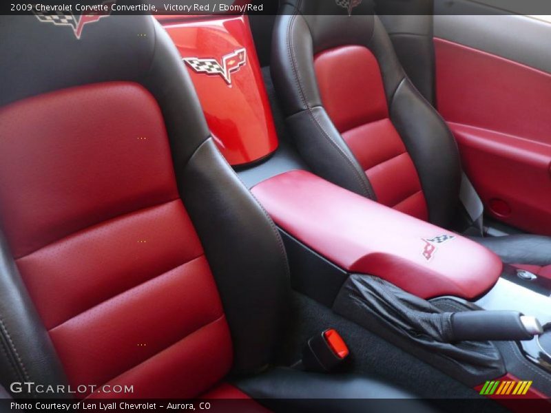 Victory Red / Ebony/Red 2009 Chevrolet Corvette Convertible