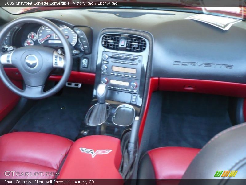 Victory Red / Ebony/Red 2009 Chevrolet Corvette Convertible