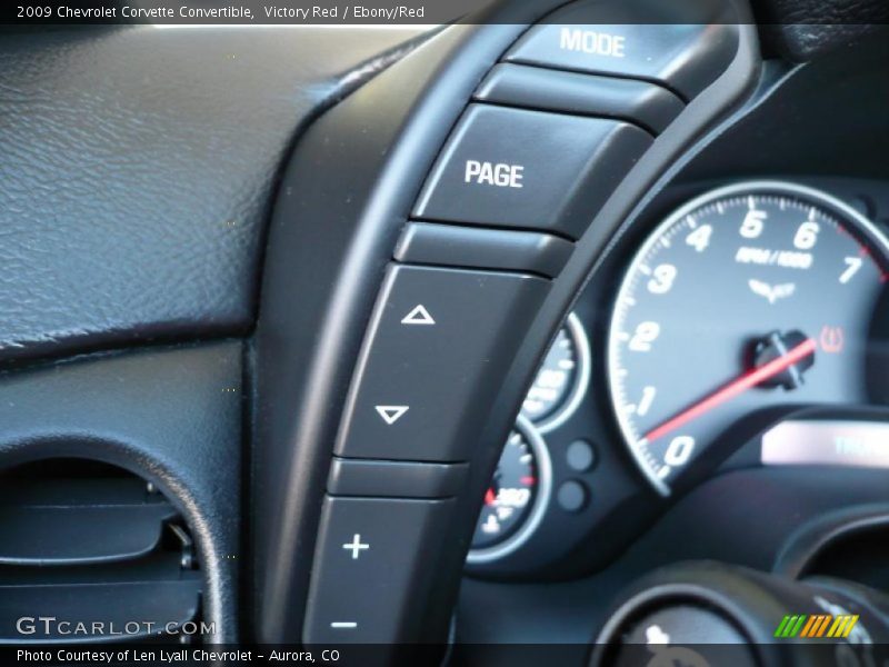 Victory Red / Ebony/Red 2009 Chevrolet Corvette Convertible