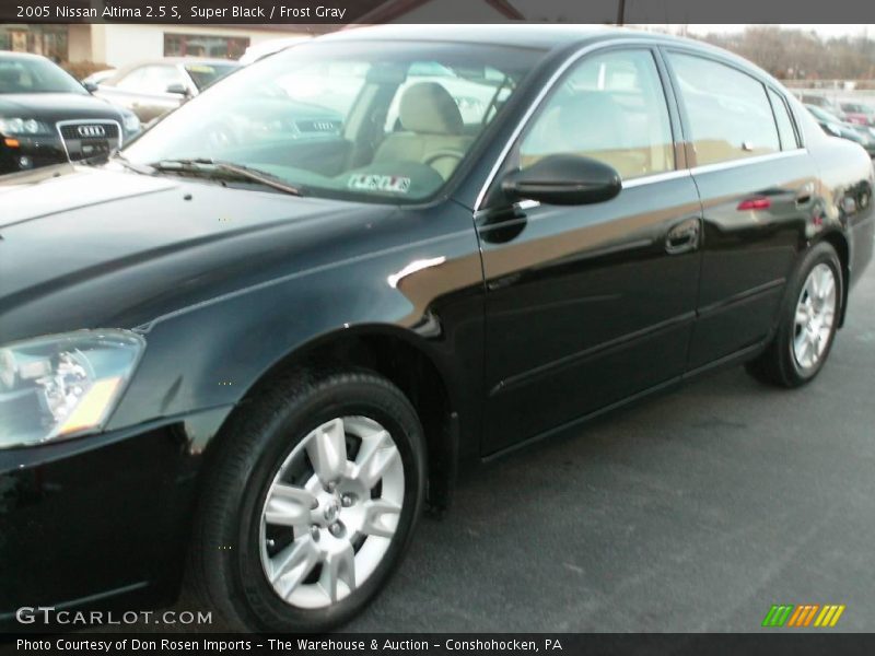 Super Black / Frost Gray 2005 Nissan Altima 2.5 S