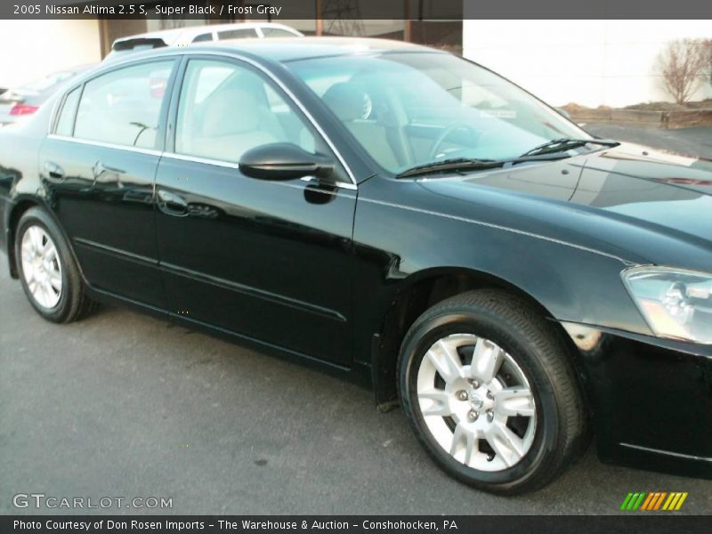Super Black / Frost Gray 2005 Nissan Altima 2.5 S