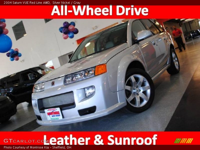 Silver Nickel / Gray 2004 Saturn VUE Red Line AWD