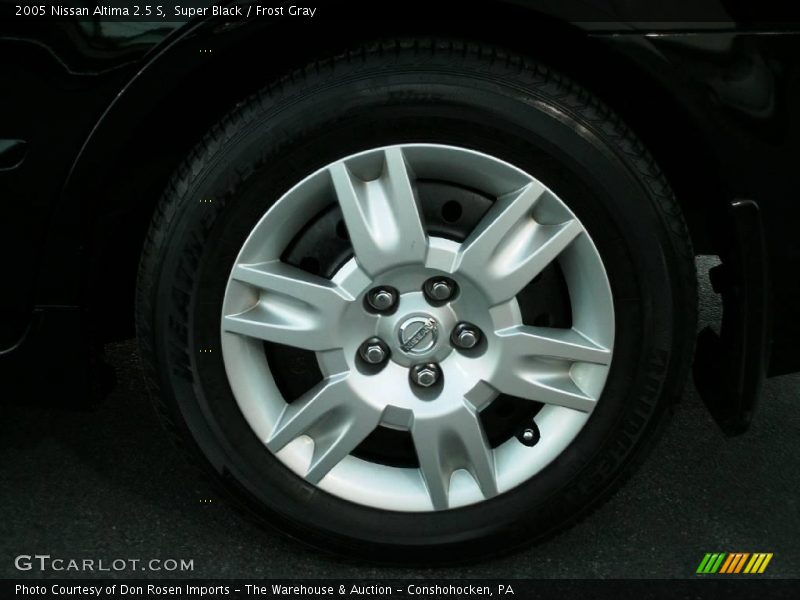 Super Black / Frost Gray 2005 Nissan Altima 2.5 S