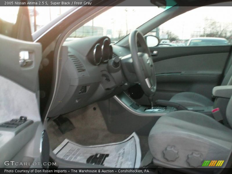 Super Black / Frost Gray 2005 Nissan Altima 2.5 S