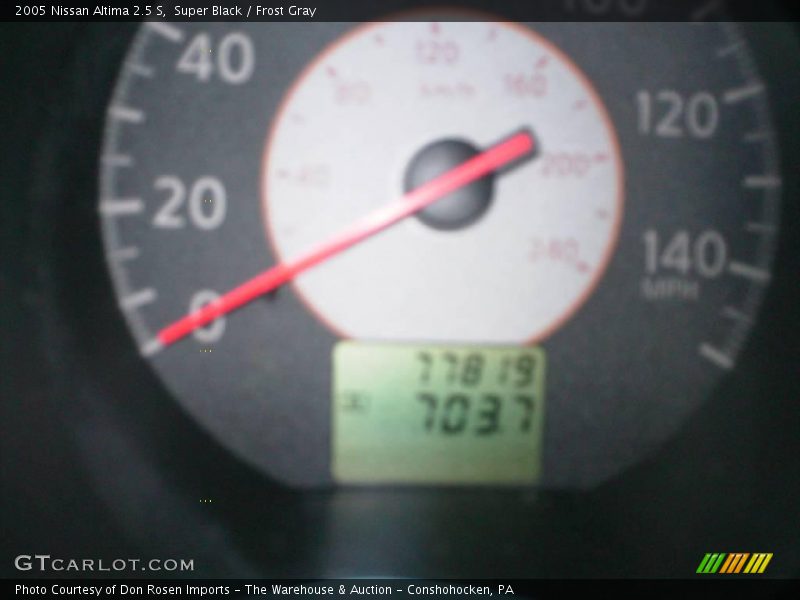 Super Black / Frost Gray 2005 Nissan Altima 2.5 S