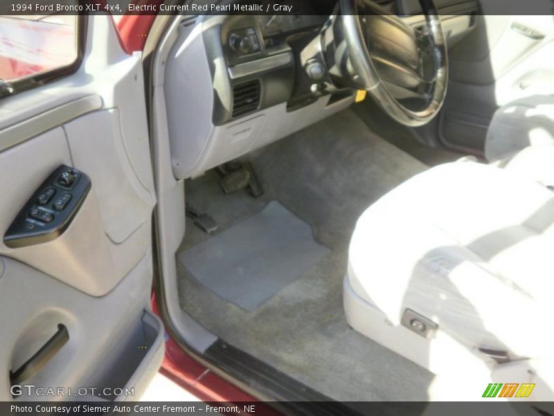 Electric Current Red Pearl Metallic / Gray 1994 Ford Bronco XLT 4x4