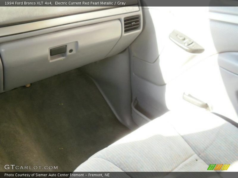 Electric Current Red Pearl Metallic / Gray 1994 Ford Bronco XLT 4x4