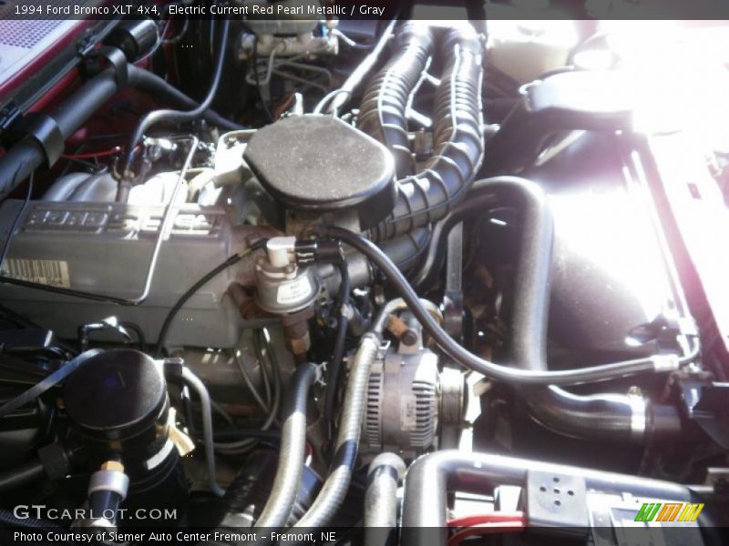 Electric Current Red Pearl Metallic / Gray 1994 Ford Bronco XLT 4x4