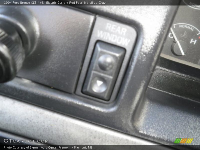 Electric Current Red Pearl Metallic / Gray 1994 Ford Bronco XLT 4x4