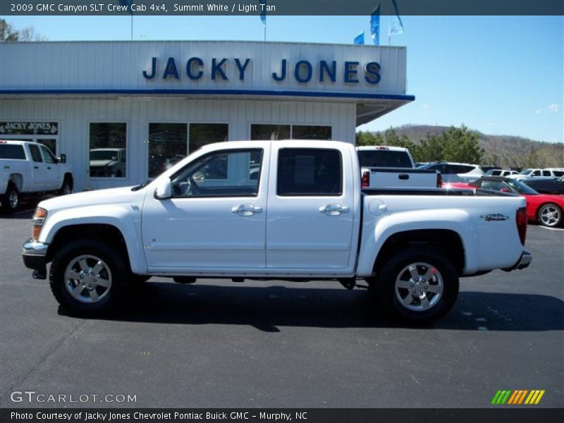 Summit White / Light Tan 2009 GMC Canyon SLT Crew Cab 4x4