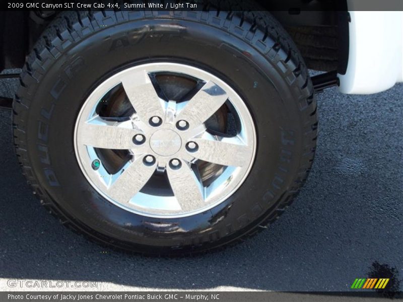 Summit White / Light Tan 2009 GMC Canyon SLT Crew Cab 4x4