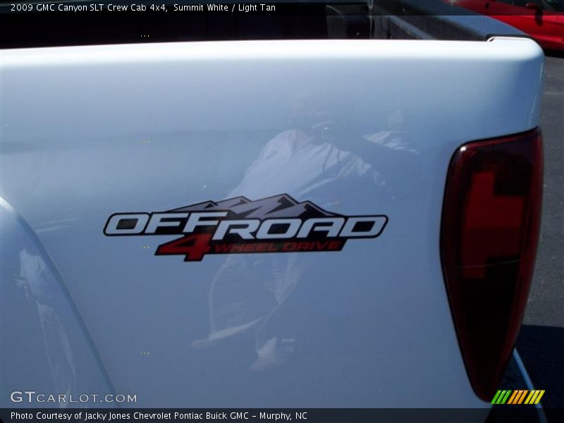 Summit White / Light Tan 2009 GMC Canyon SLT Crew Cab 4x4
