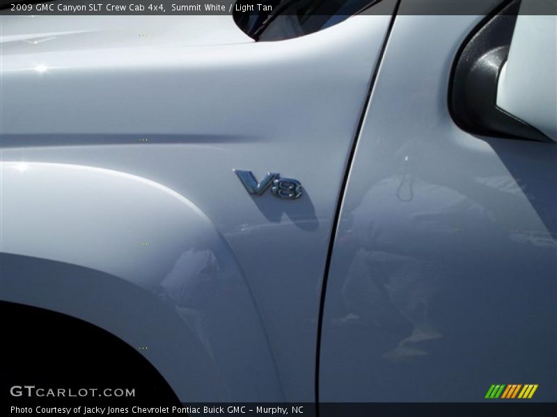 Summit White / Light Tan 2009 GMC Canyon SLT Crew Cab 4x4