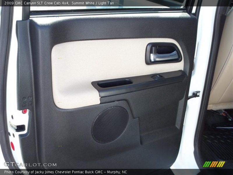 Summit White / Light Tan 2009 GMC Canyon SLT Crew Cab 4x4