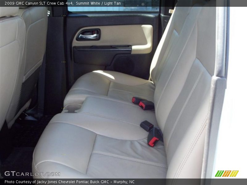 Summit White / Light Tan 2009 GMC Canyon SLT Crew Cab 4x4