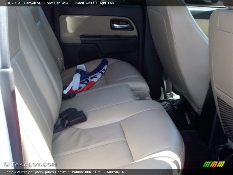 Summit White / Light Tan 2009 GMC Canyon SLT Crew Cab 4x4