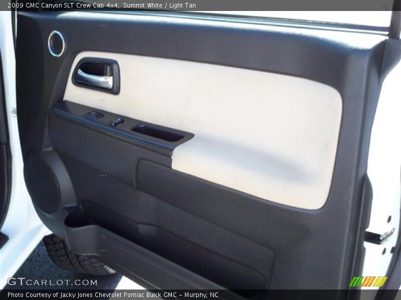 Summit White / Light Tan 2009 GMC Canyon SLT Crew Cab 4x4