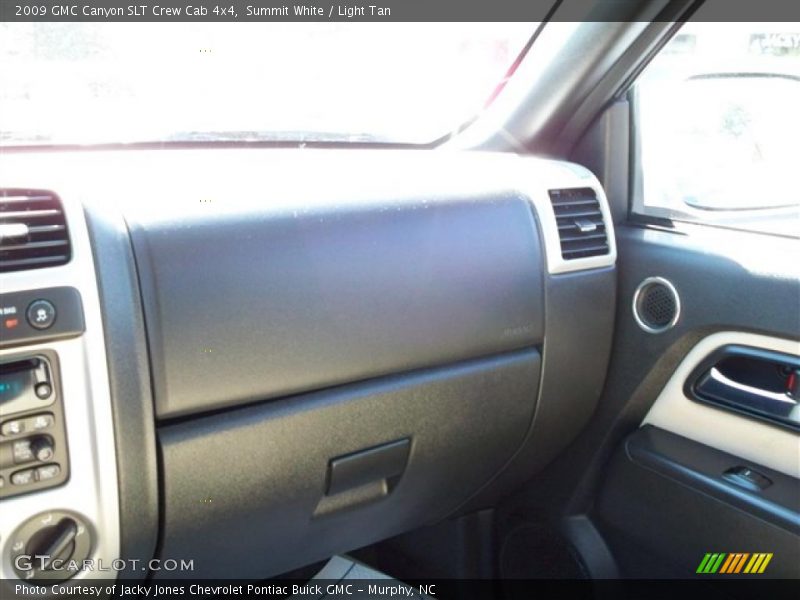 Summit White / Light Tan 2009 GMC Canyon SLT Crew Cab 4x4