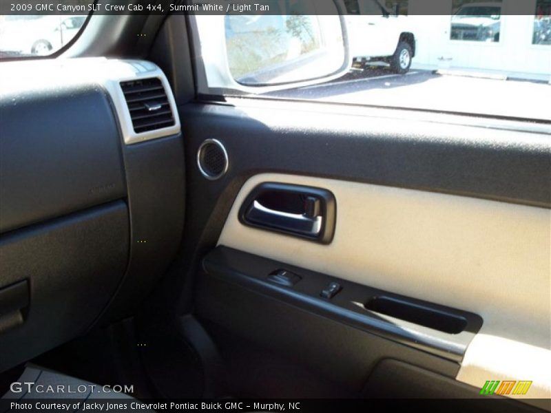 Summit White / Light Tan 2009 GMC Canyon SLT Crew Cab 4x4