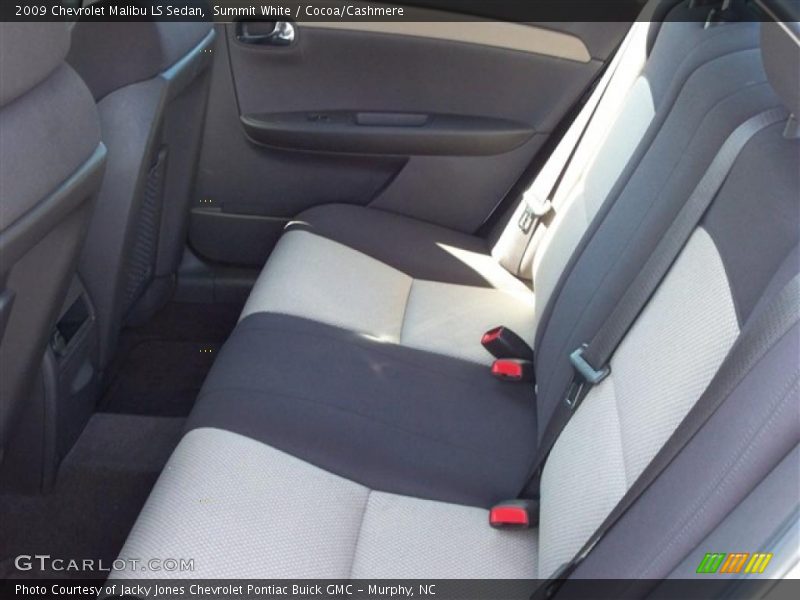 Summit White / Cocoa/Cashmere 2009 Chevrolet Malibu LS Sedan