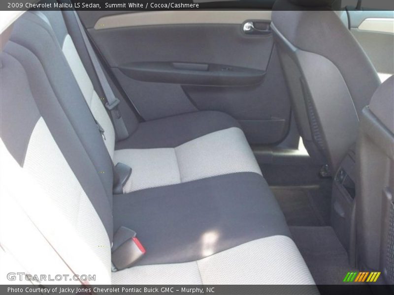 Summit White / Cocoa/Cashmere 2009 Chevrolet Malibu LS Sedan