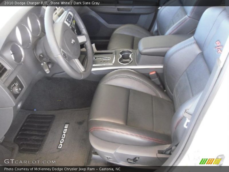 Stone White / Dark Slate Gray 2010 Dodge Charger R/T