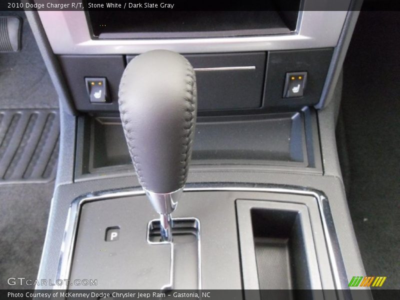 Stone White / Dark Slate Gray 2010 Dodge Charger R/T