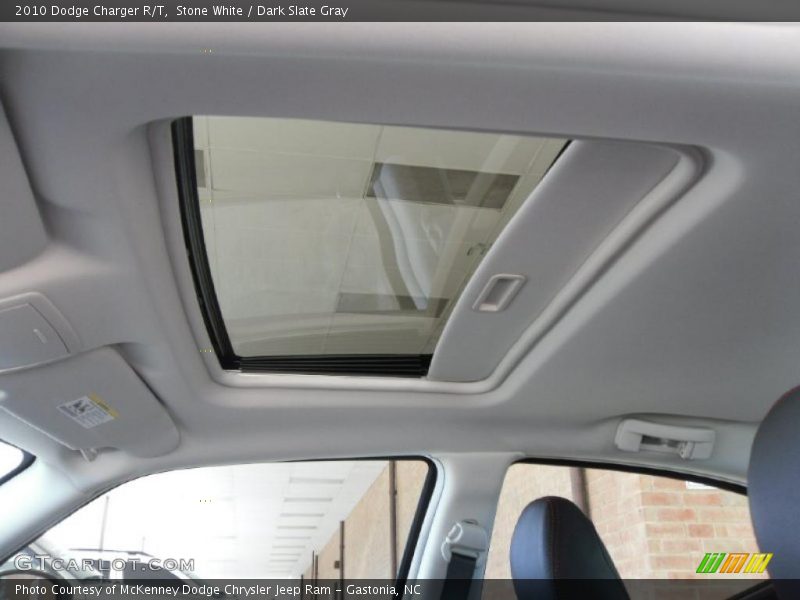 Stone White / Dark Slate Gray 2010 Dodge Charger R/T