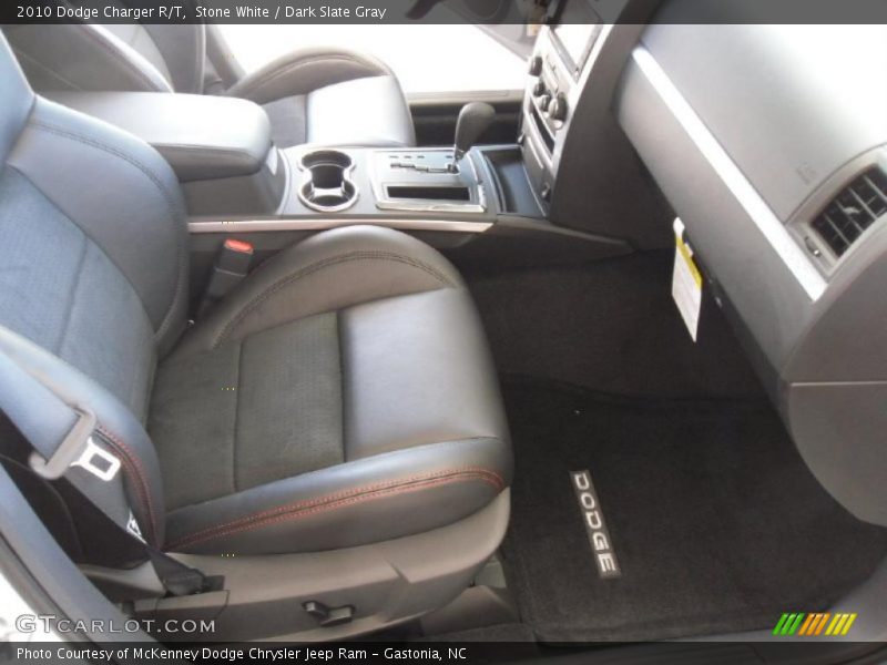 Stone White / Dark Slate Gray 2010 Dodge Charger R/T