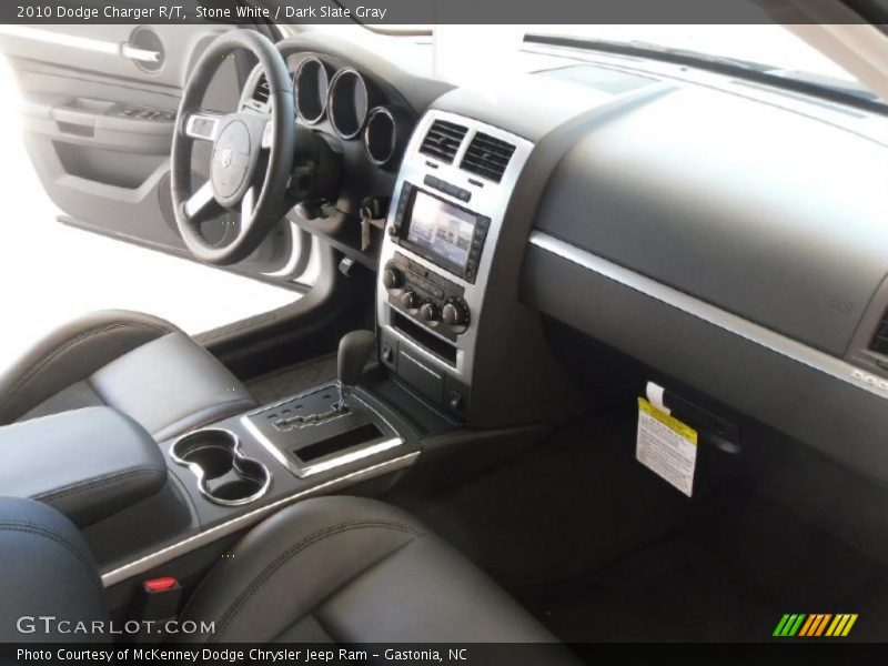 Stone White / Dark Slate Gray 2010 Dodge Charger R/T