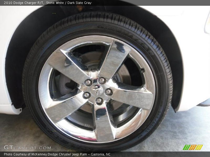 Stone White / Dark Slate Gray 2010 Dodge Charger R/T