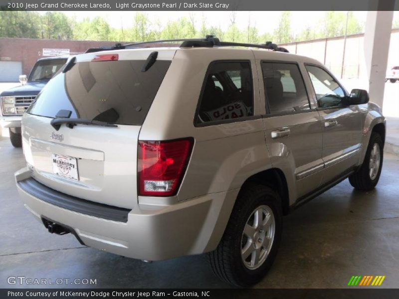 Light Graystone Pearl / Dark Slate Gray 2010 Jeep Grand Cherokee Laredo