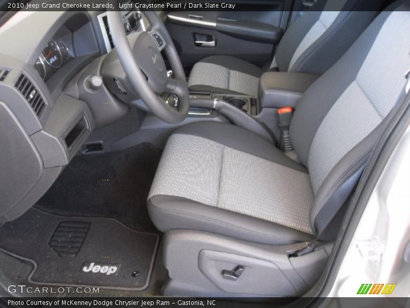 Light Graystone Pearl / Dark Slate Gray 2010 Jeep Grand Cherokee Laredo