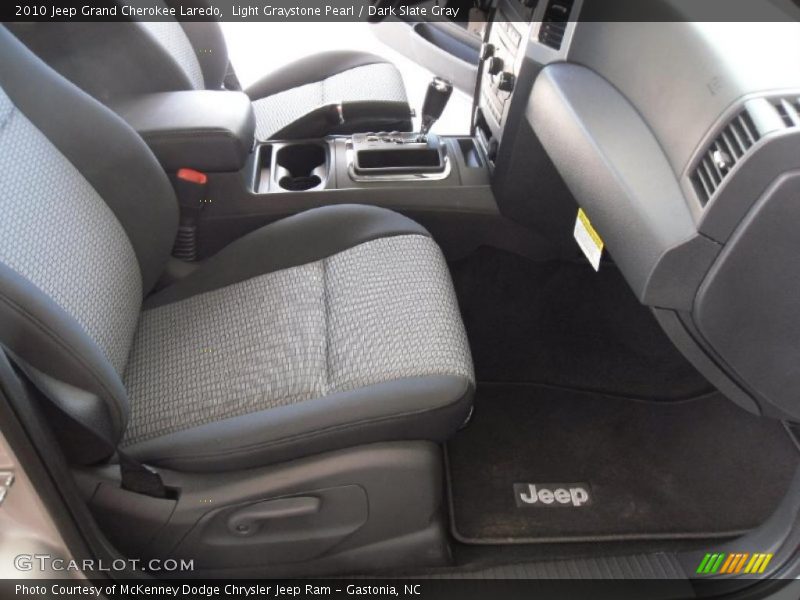 Light Graystone Pearl / Dark Slate Gray 2010 Jeep Grand Cherokee Laredo