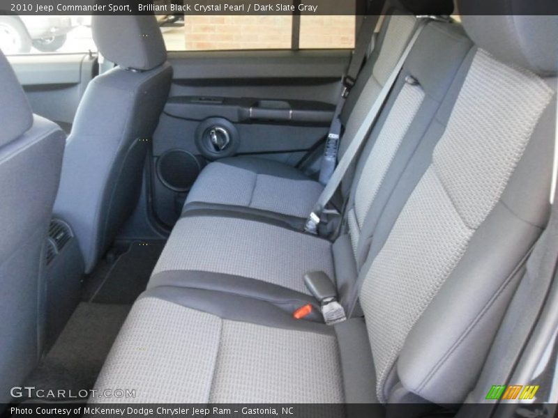 Brilliant Black Crystal Pearl / Dark Slate Gray 2010 Jeep Commander Sport