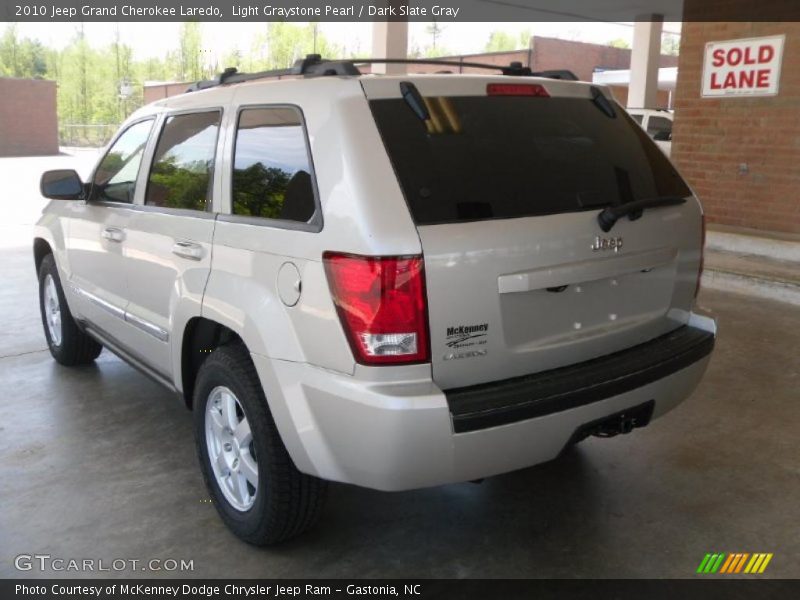 Light Graystone Pearl / Dark Slate Gray 2010 Jeep Grand Cherokee Laredo