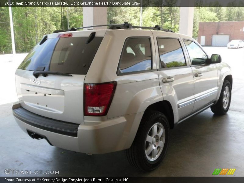 Light Graystone Pearl / Dark Slate Gray 2010 Jeep Grand Cherokee Laredo