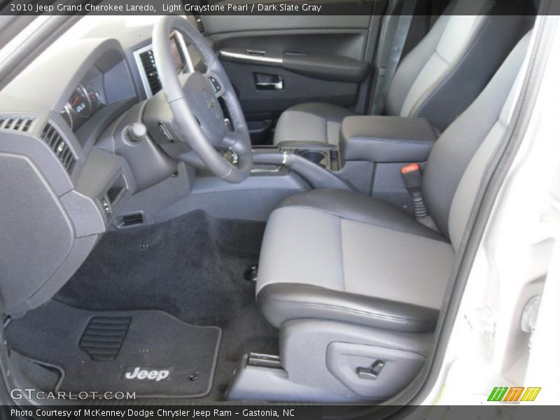 Light Graystone Pearl / Dark Slate Gray 2010 Jeep Grand Cherokee Laredo